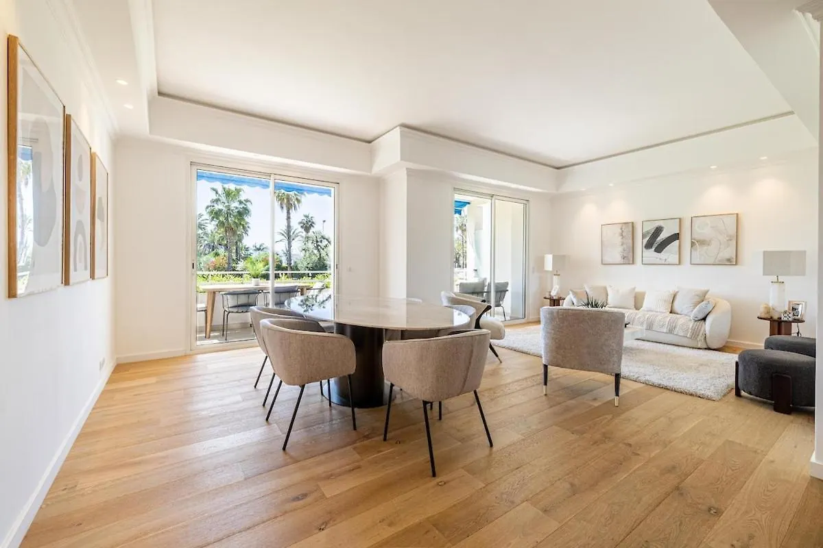 92 Croisette - Luxueux 3 Chambres Sur Croisette Avec Parking Cannes France